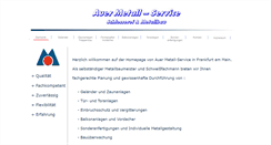 Desktop Screenshot of metallbau-auer.de